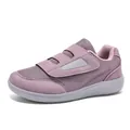 Comfortable purple mesh walking shoe with adjustable Velcro strap and wide toe box for seniors - 35 / Lilac Purple