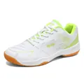 Chaussures de sport d'intérieur Y520 respirantes pour le badminton et le tennis de table - 36 / Blanc Vert