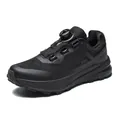 Waterproof men's outdoor hiking shoes with convenient rotary buckle closure system. - 39 / Off-road Mountaineering Outdoor Style (A628) / Black