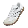 Breathable white mesh wide-toe German army trainers for outdoor hiking and running sports - 36 / White Black
