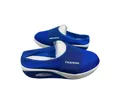 Breathable blue mesh wedge mules for women with air cushion sole and fashion strap - 38 / Royal Blue (Small Mesh)