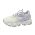 Trendy women's lavender and white chunky mesh sneakers for breathable autumn style - 36 / Purple