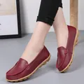 Elegant burgundy soft leather loafers featuring a comfortable gum sole for daily wear - 35 / Burgundy