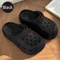 Non-slip black EVA clogs with breathable hole design for men and women - 36-37 / Classic Clogs Style (7001) / Black