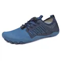 Scarpe da scoglio blu leggere ad asciugatura rapida per snorkeling e attività in spiaggia - 36 / Blu (A818)