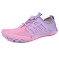 Scarpe da scoglio rosa e viola traspiranti ad asciugatura rapida per il nuoto all'aperto - 36 / Rosa
