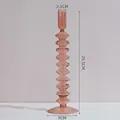 Chandelier élégant en verre nervuré rose pour décoration, hauteur 29,5 cm annotée - Chandelier à Anneaux Multiples / Height 29.5cm / Bordeaux