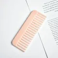 Breitzahniger Haarkamm aus Acetat mit Marmor-Finish in Pfirsichfarbe - Pfirsichrosa-Stil (14#)