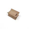 Classic matte milk coffee brown medium hair claw clip for elegant women hairstyles - 4cm Arc Style / Light Coffee