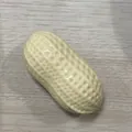 Realistic peanut-shaped squishy toy for stress relief and sensory play. - Realistic Building Block Peanut / 1 Piece