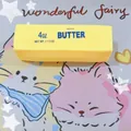 Realistisches gelbes Butter-Squishy-Spielzeug für Stressabbau und langsamen Rückpralleffekt - 14cm Butterstange (Gelb)