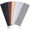 Assorted set of 7 high-stretch cotton sports sweatbands for men and women in various colors. - 7-Piece Set-1 / 7-Color Set