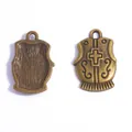 Vintage bronze alloy armor vestment pendant with cross for DIY necklace bracelet making - Holy Robe Cross (A4-073) / 23*15mm / Antique Bronze