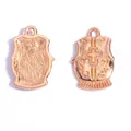 Rose gold retro shield and armor alloy pendants for DIY necklace and bracelet jewelry - Holy Robe Cross (A4-073) / 23*15mm / KC Gold