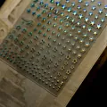 Premium holographic gold star nail art stickers with vintage aesthetic by tomoni brand - Star / Laser Silver