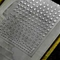 Premium silver metallic 3D nail art stickers with solid and hollow star patterns for manicure - Star / Silver