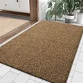 Commercial grade non-slip brown coir doormat designed for high traffic hotel entrances - 50*80cm / Brown