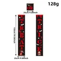 Halloween Trick or Treat door banner set with size and weight specifications - Halloween Banner (AA2-33) / Black
