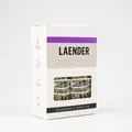 Natural lavender smudge stick in minimalist white box for home air cleansing and purification - Lavender [English Version] - 2 Sticks