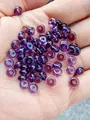 8x5mm μωβ ημιδιαφανείς γυάλινες χάντρες άβακα για την κατασκευή κοσμημάτων DIY - 5*8mm Περίπου 75 τεμ ανά σειρά / Βιολετί