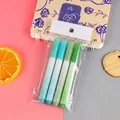 Set van 4 gradiënt markeerstiften in zachte groen- en blauwgroentinten - Mungbonen Smoothie / 4 Stuks/Zak