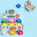 Maltose glitter dumpling squishy toys in various colors with display box for stress relief - Unicorn Pectin Bead Style / 8.5cm Single Piece (with Steamer)