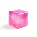 Ροζ γκλίτερ κύβος squishy παιχνίδι ανακούφισης από το στρες με υφή μαλτόζης για παιδιά - Τετράγωνο squishy μαλτόζης με γκλίτερ 5,5 cm - Ροζ