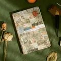 Vintage A5 σημειωματάριο από χαρτί kraft με ευρωπαϊκό εξώφυλλο εικονογράφησης κολάζ - Κόκκινο / A5