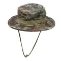 Atmungsaktiver Tarn-Tactical Boonie Hut für das Outdoor-Angeln und den Sonnenschutz - Hut der 1. Generation / Grünes Python-Tarnmuster