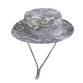 Taktischer digitaler Camouflage Boonie Hut für Angler mit verstellbarem Kinnriemen - Hut der 1. Generation / ACU Digital Tarnung