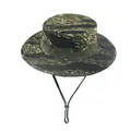 Tigerstreifen Camouflage Taktischer Boonie Hut für Angeln und Sonnenschutz im Freien - Hut der 1. Generation / Tigerstreifen-Tarnmuster