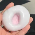 Παιχνίδι mochi αργής επαναφοράς σε λευκό και ροζ για αποτελεσματική ανακούφιση άγχους - Mochi Φράουλα / With Air Pump / Ροζ
