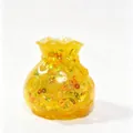 Juguete antiestrés squishy de maltosa amarillo en forma de bolsa de la suerte con lentejuelas - Estilo Bolsa de la Suerte (Moneybag) / Amarillo Dorado