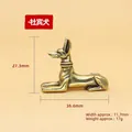 Premium miniature vintage brass Doberman Pinscher dog figurine for home or office decor - Doberman (SM831)