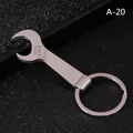 Llavero creativo de metal con forma de mini llave y diseño de herramienta de simulación para auto - Llave (A-20)