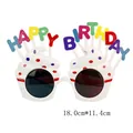Detail view of cupcake birthday party glasses with 18.0cm by 11.4cm dimensions - 18.0cm*11.4cm / White Ice Cream Glasses