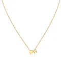 Élégant collier doré avec pendentif cœur et lettre W pour femme, chaîne ajustable fine - Lettre W / Or