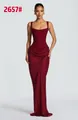 Elegant wine red fishbone corset maxi dress with sophisticated draped long skirt - XS / Dresses / Burgundy