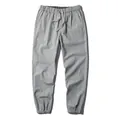 Men's Japanese style casual light grey jogger pants with elastic waist and drawstring - S / Bottom (192) / Light Gray