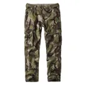Men's American vintage camouflage cargo pants with multiple pockets and matching belt - 38 / Bottoms / 189-Field Camouflage