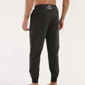 Pantalon de jogging noir pour homme à séchage rapide avec poche arrière zippée sécurisée. - S / Bas / Gris foncé