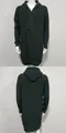 Men's dark green long-length hooded knit cardigan sweater jacket for autumn and winter - M / Tops / Dark Gray