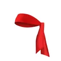 Vibrant red pirate-style tie headband accessory for festive Halloween party costumes - Hair Scarf / 6x100cm / Red