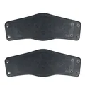 Hochwertige geprägte schwarze Leder-Armschienen mit Wikinger-Kelten-Mustern für Cosplay. - Wikinger-Kompass Drachenmuster-Stil (28) / Nur Armschutz (1 Stück) / Schwarz