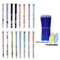Set di penne gel cancellabili con 100 ricariche blu e 4 gomme per cancellare - Set da 16 Penne Mix 4 Stili + 100 Ricariche + 4 Gomme