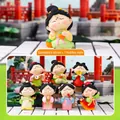 Cute Tang Dynasty style girl blind box figurines set for desktop creative decoration gifts - Tang Palace Fortune Series / Pack of 6 (Full Box)