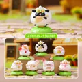 Cute sheep blind box figurines collection with 7 unique styles for desktop decoration. - Tuan Tuan Sheep Spin Series / Pack of 6 (Full Box)