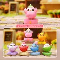 Set of colorful cute chick blind box figurines for desktop decoration - Set of 6 (Full Box) / Guoji Fortune Bird (M506)