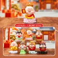 Cute traditional Chinese deity blind box figures, 6 regular and 1 hidden style set. - Set of 6 (Full Box) / Little Immortal Spinner (M501)
