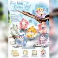 Mystical Nine-Tailed Fox series blind box resin desktop figurines and collectible ornaments - Hidden Fox Cloud Mist - Full Set